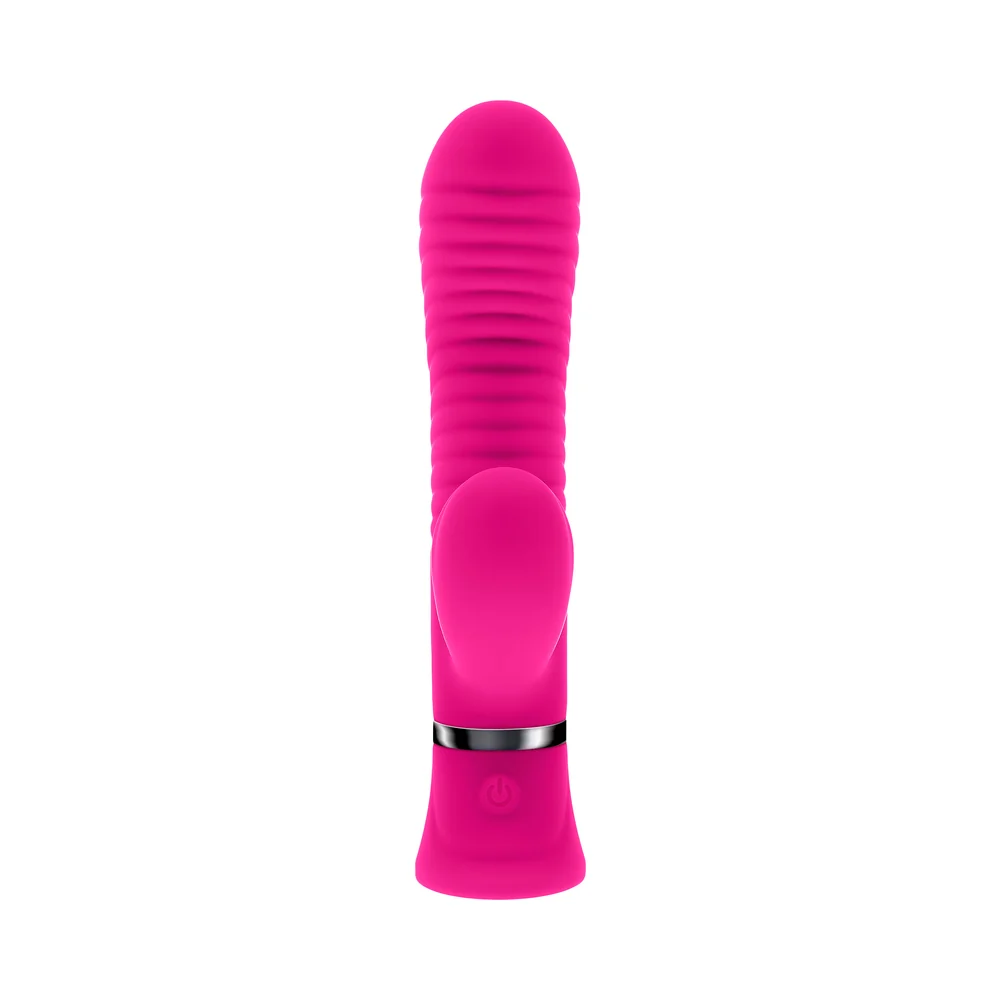 Selopa Next Wave Rechargeable Vibrating Dual Stimulator Silicone Pink - Image 10