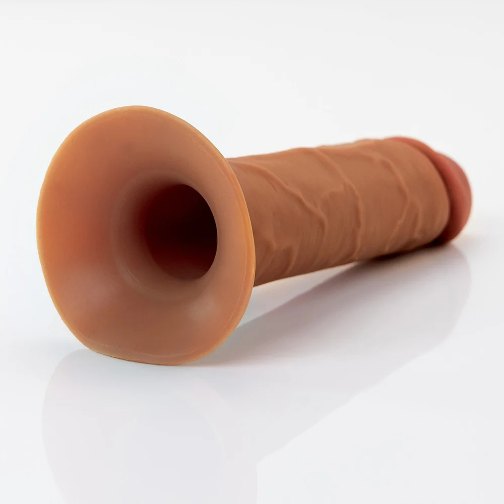Fantasy X-Tensions Elite Hollow Silicone Strap-On 6 in. Brown - Image 7