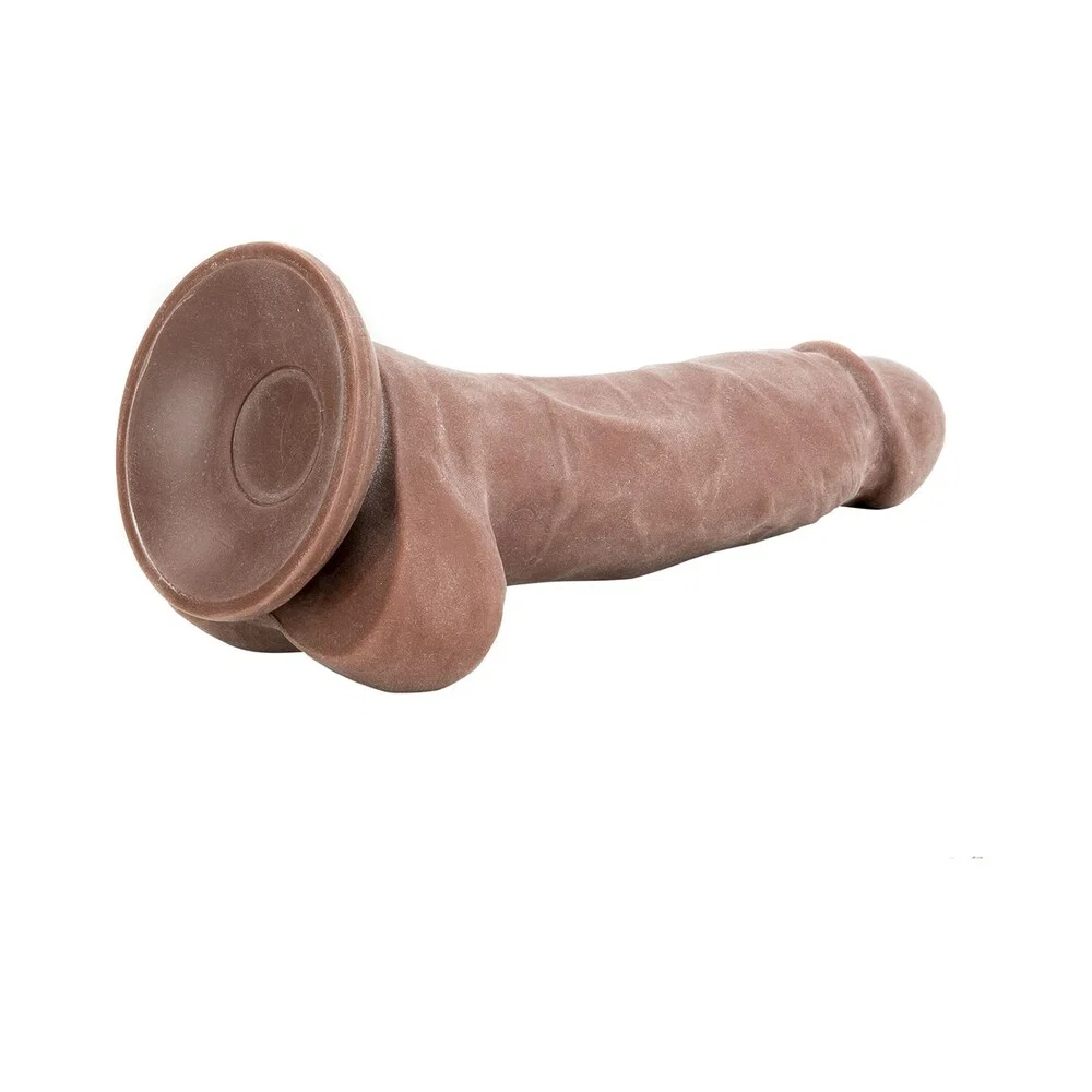 Adam & Eve Adam''s True Feel Brown 7 Inch Dildo - Image 9