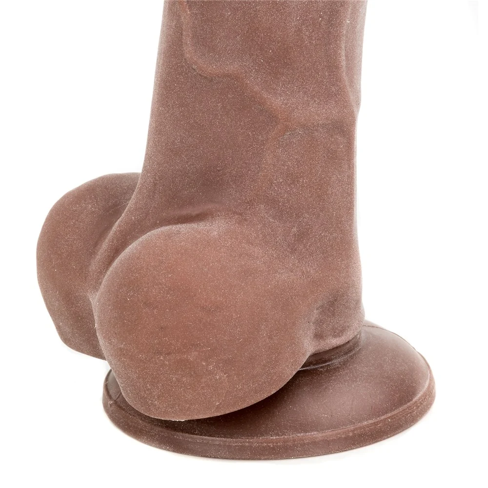 Adam & Eve Adam''s True Feel Brown 7 Inch Dildo - Image 10