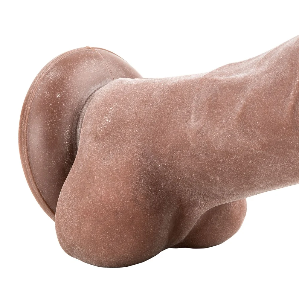Adam & Eve Adam''s True Feel Brown 7 Inch Dildo - Image 11