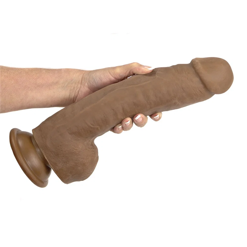 Adam & Eve Adam''s Colossal 12 in. Dildo Brown - Image 10