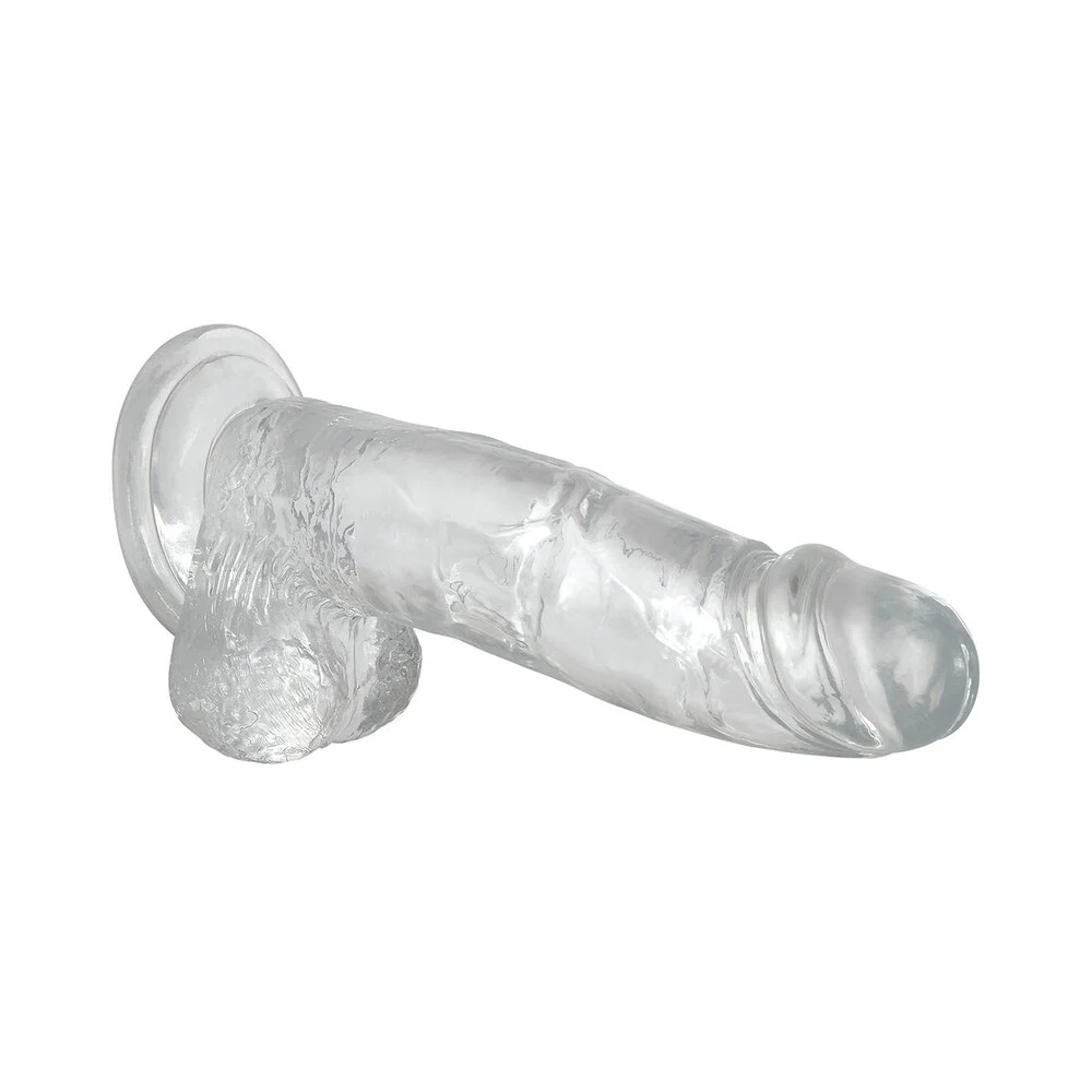 Adam & Eve Crystal Clear 8 in. Dildo - Image 9