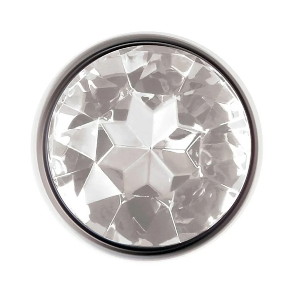 Adam & Eve Clear Gem Anal Plug Small - Image 4