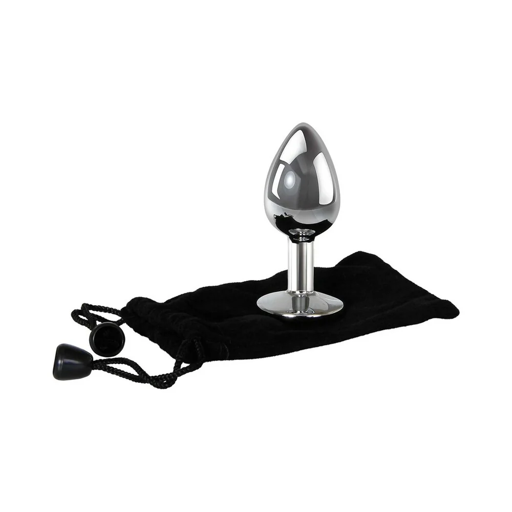 Adam & Eve Clear Gem Anal Plug Small - Image 5