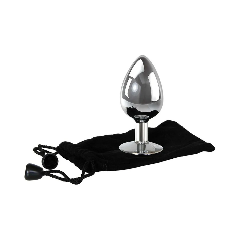 Adam & Eve Clear Gem Anal Plug Large - Image 5