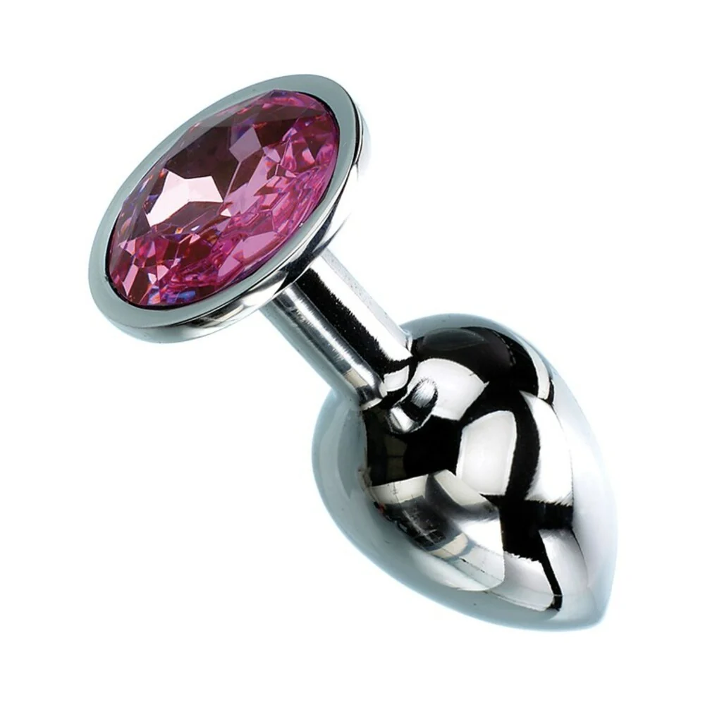 Adam & Eve Pink Gem Anal Plug Small - Image 8