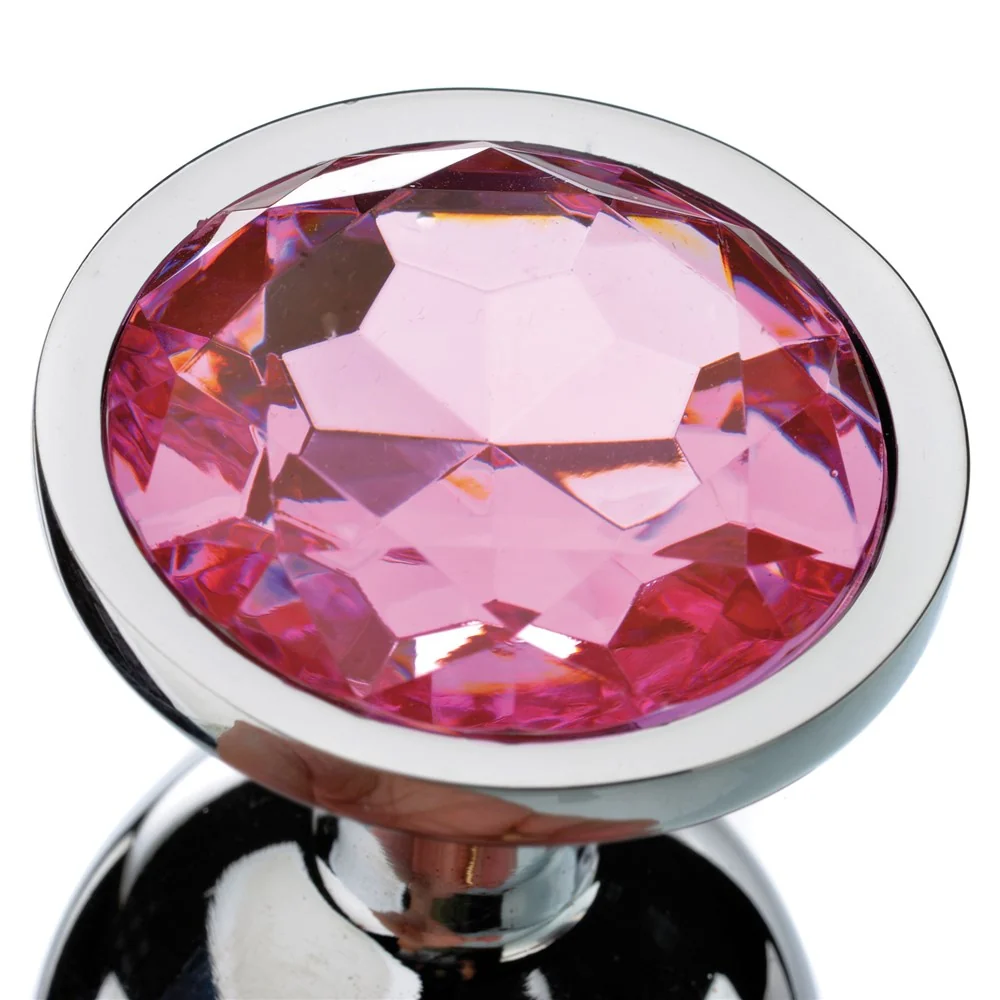 Adam & Eve Pink Gem Anal Plug Small - Image 9