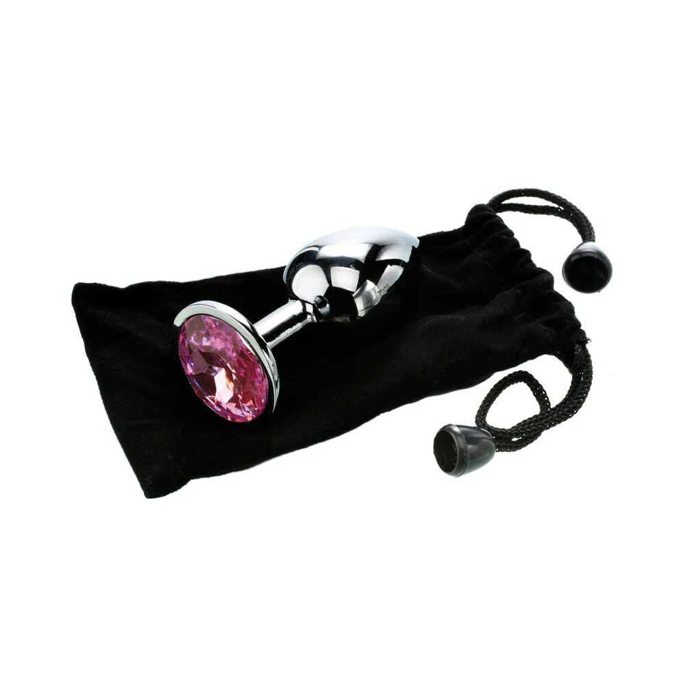 Adam & Eve Pink Gem Anal Plug Small - Image 11
