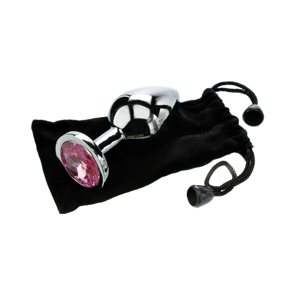 Adam & Eve Pink Gem Anal Plug Medium - Image 11