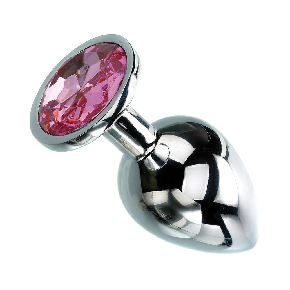 Adam & Eve Pink Gem Anal Plug Large - Image 8