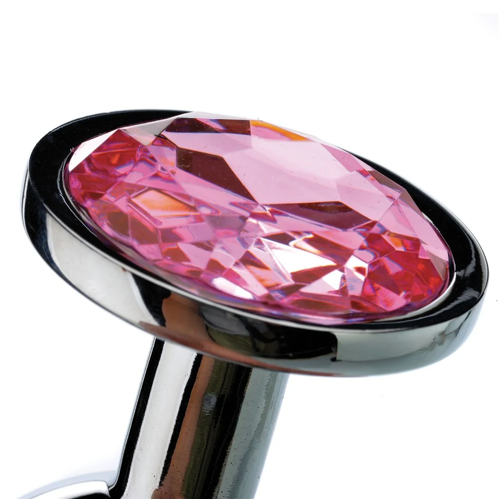 Adam & Eve Pink Gem Anal Plug Large - Image 10