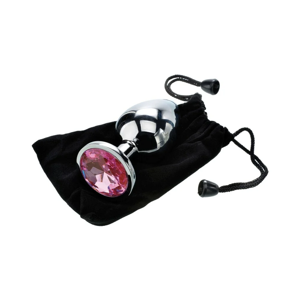 Adam & Eve Pink Gem Anal Plug Large - Image 11