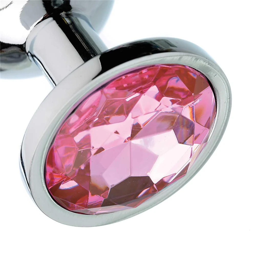Adam & Eve Pink Gem Anal Plug Set - Image 9