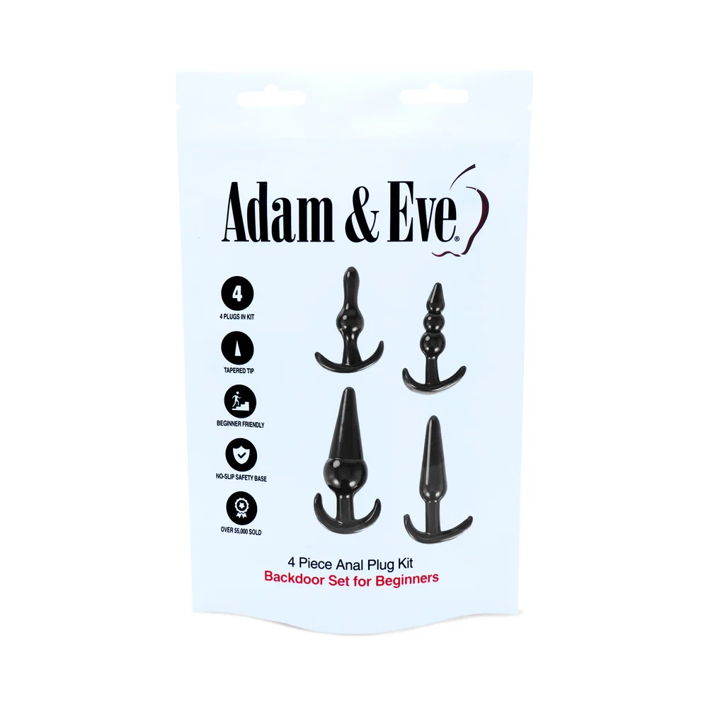 Adam & Eve 4-Piece Anal Plug Kit (Bag) - Image 8