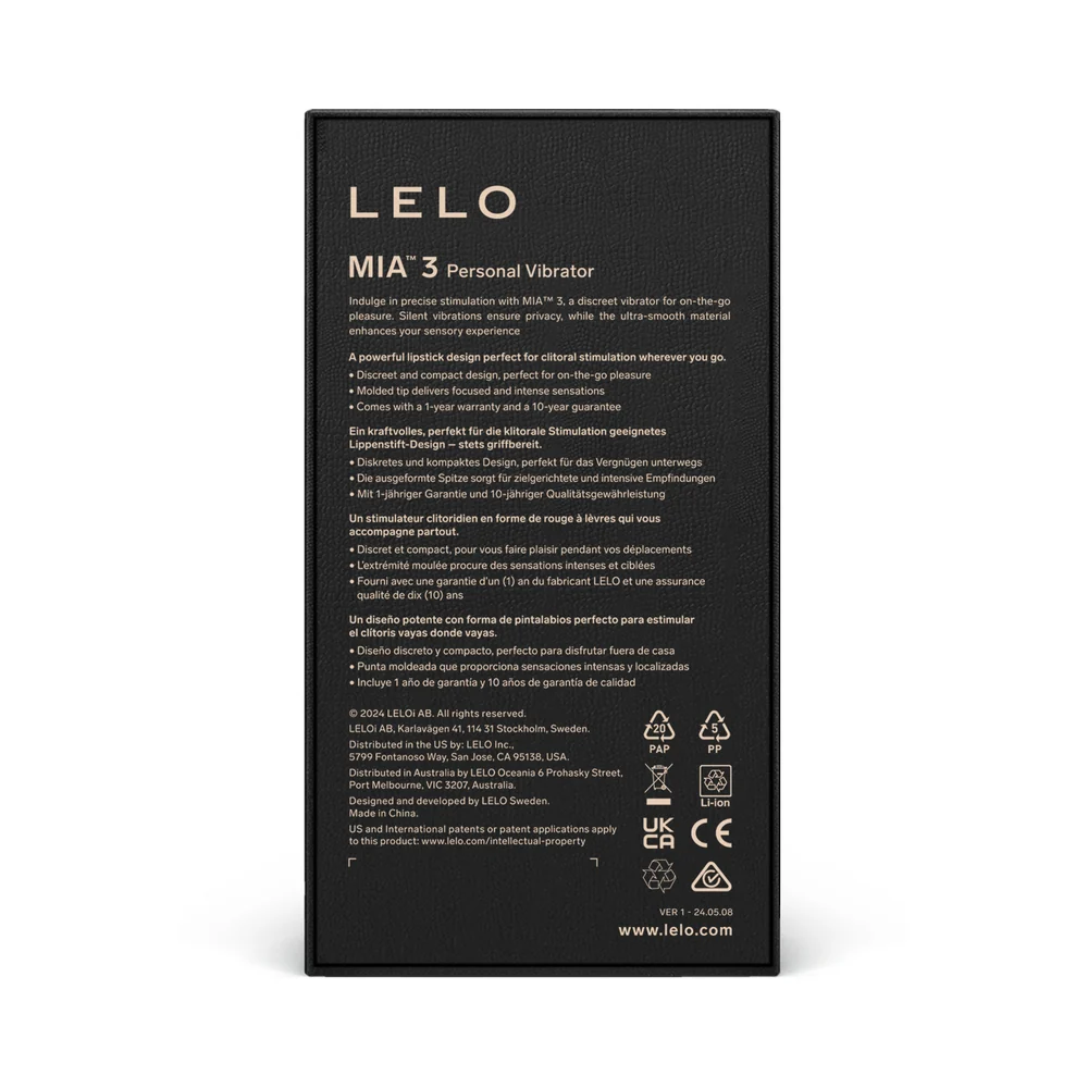 LELO MIA 3 Personal Vibrator Black - Image 7