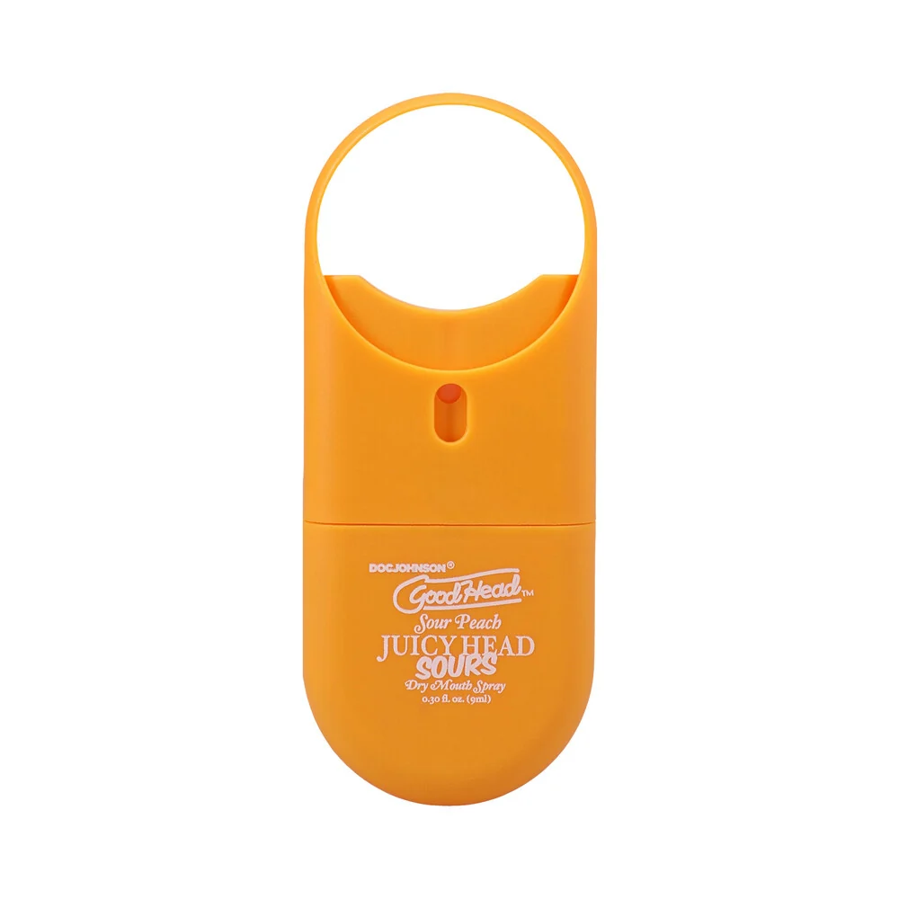 GoodHead Juicy Head Dry Mouth Spray To-Go Sour Peach 0.3 oz. - Image 2