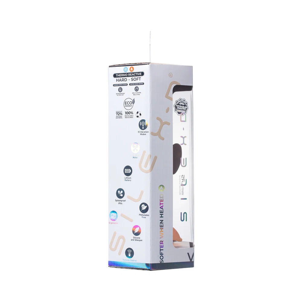 SILEX-D The Original Double Penetration 7 in. & 8 in. Vibrating Dildo with Remote Vanilla - Image 7