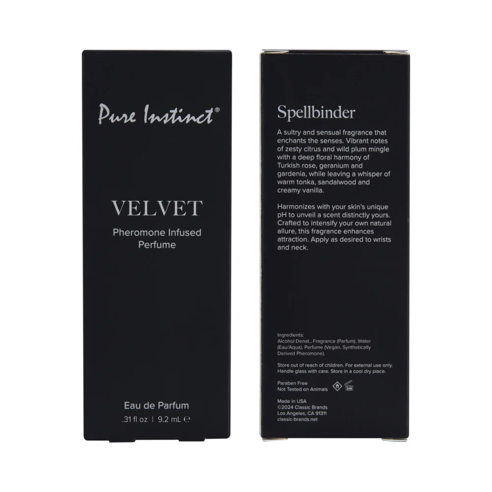 Pure Instinct Pheromone Perfume Spray Velvet 0.31 oz. - Image 4