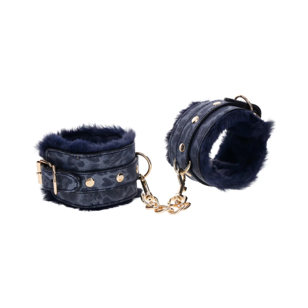 Sportsheets Sex & Mischief Cougar Fur Handcuffs - Image 7