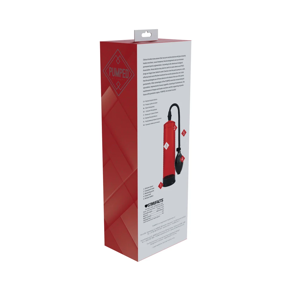 Pumped Basic Pump 1 Water Resistant Red - Image 3