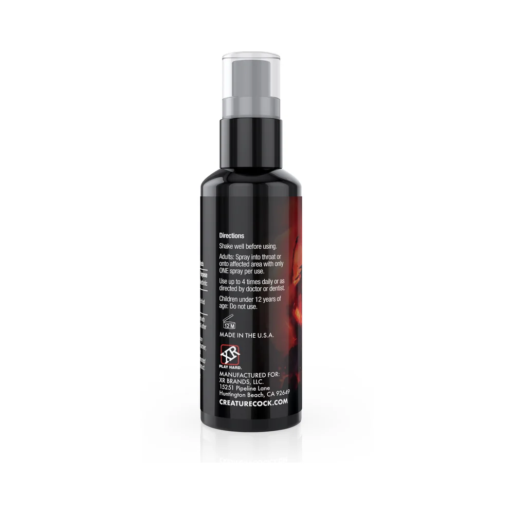 Creature Cocks Throat Numbing Spray Cinnamon 1 oz. - Image 4