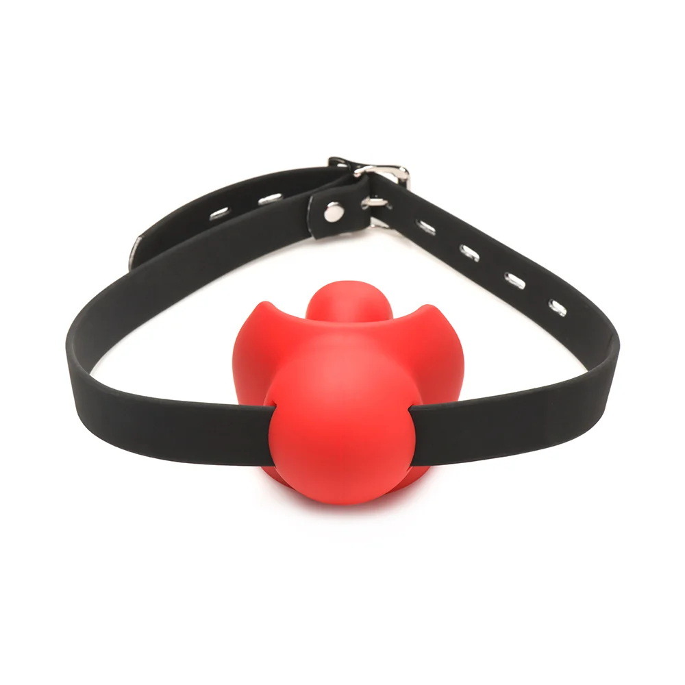 Master Series Extreme Silicone Gag with Locking Strap - Image 3