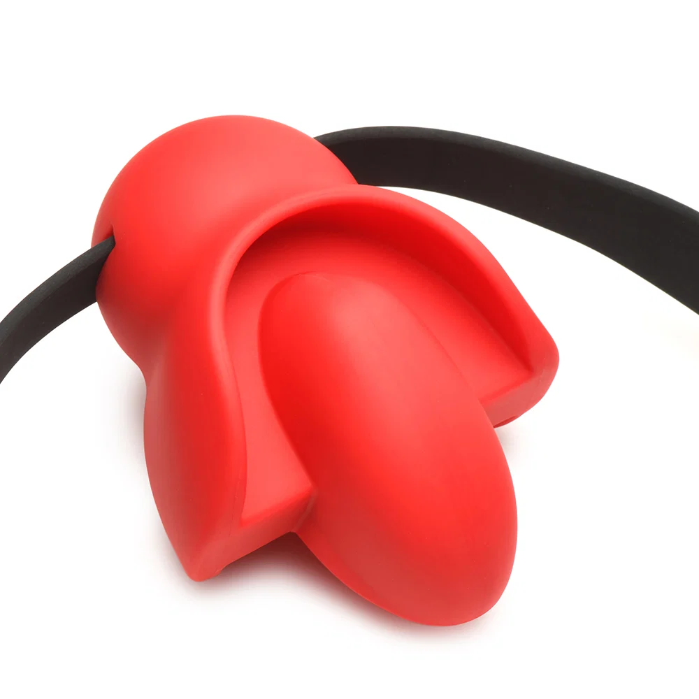 Master Series Extreme Silicone Gag with Locking Strap - Image 6