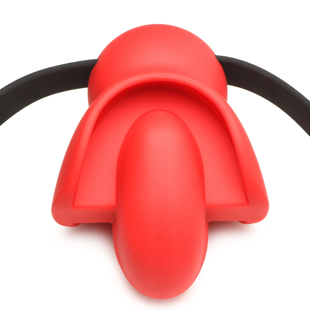Master Series Extreme Silicone Gag with Locking Strap - Image 7