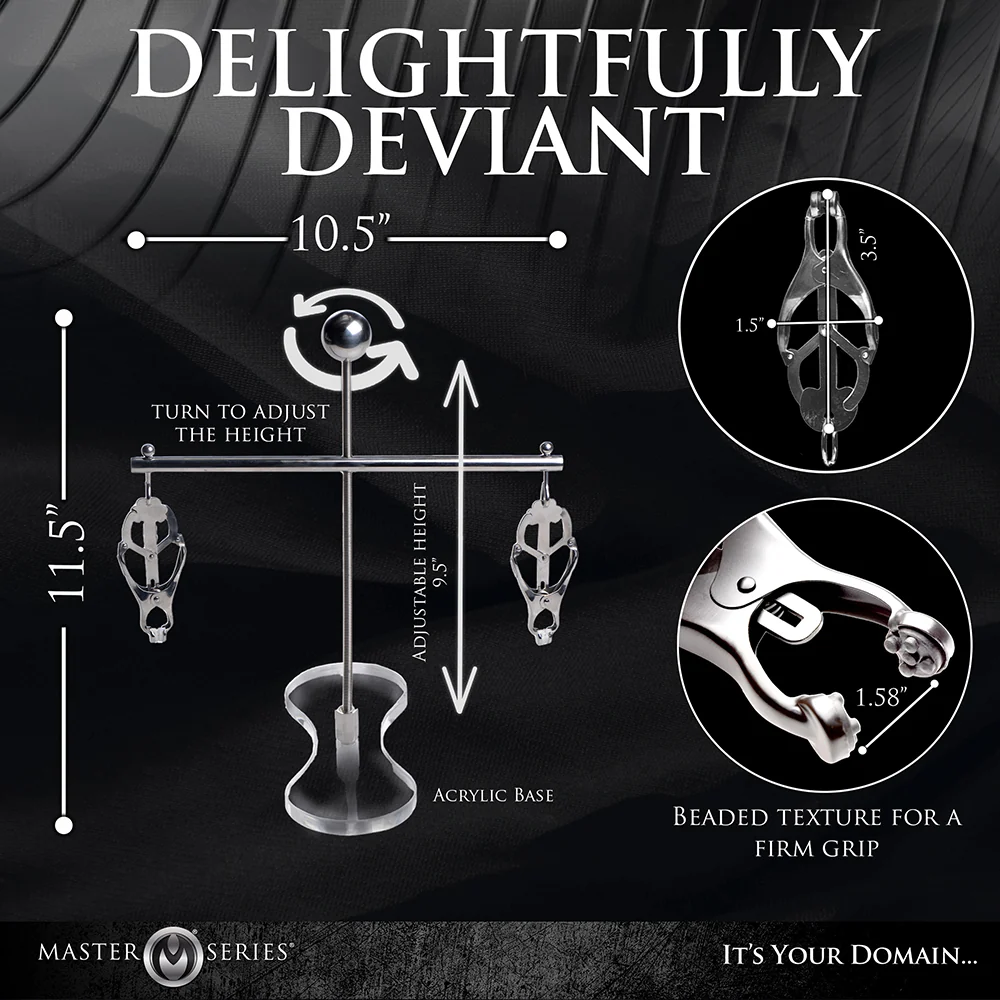 Master Series Tower of Pain Nipple Clamps - Image 7