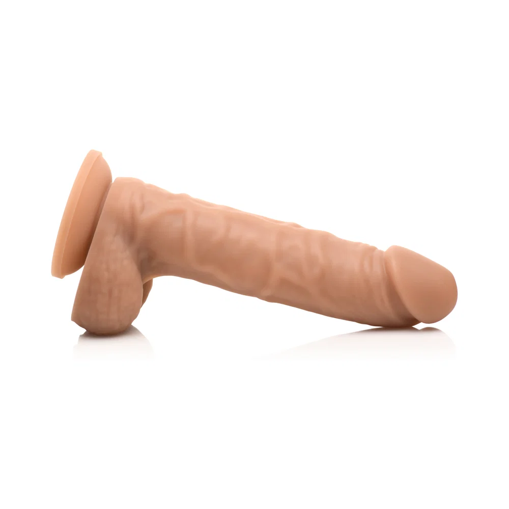 Easy Riders 7 in. Silicone Dildo with Balls Medium - Image 5