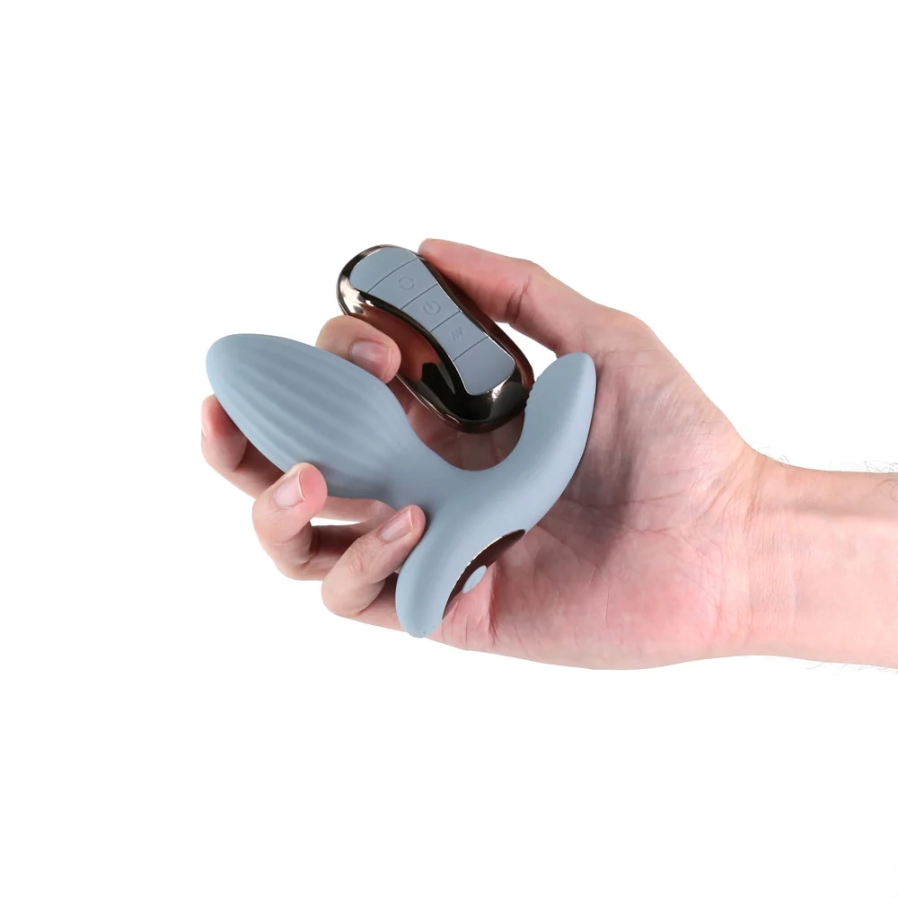 Renegade Summit Rechargeable Gyrating Plug with Remote Gray - Image 3