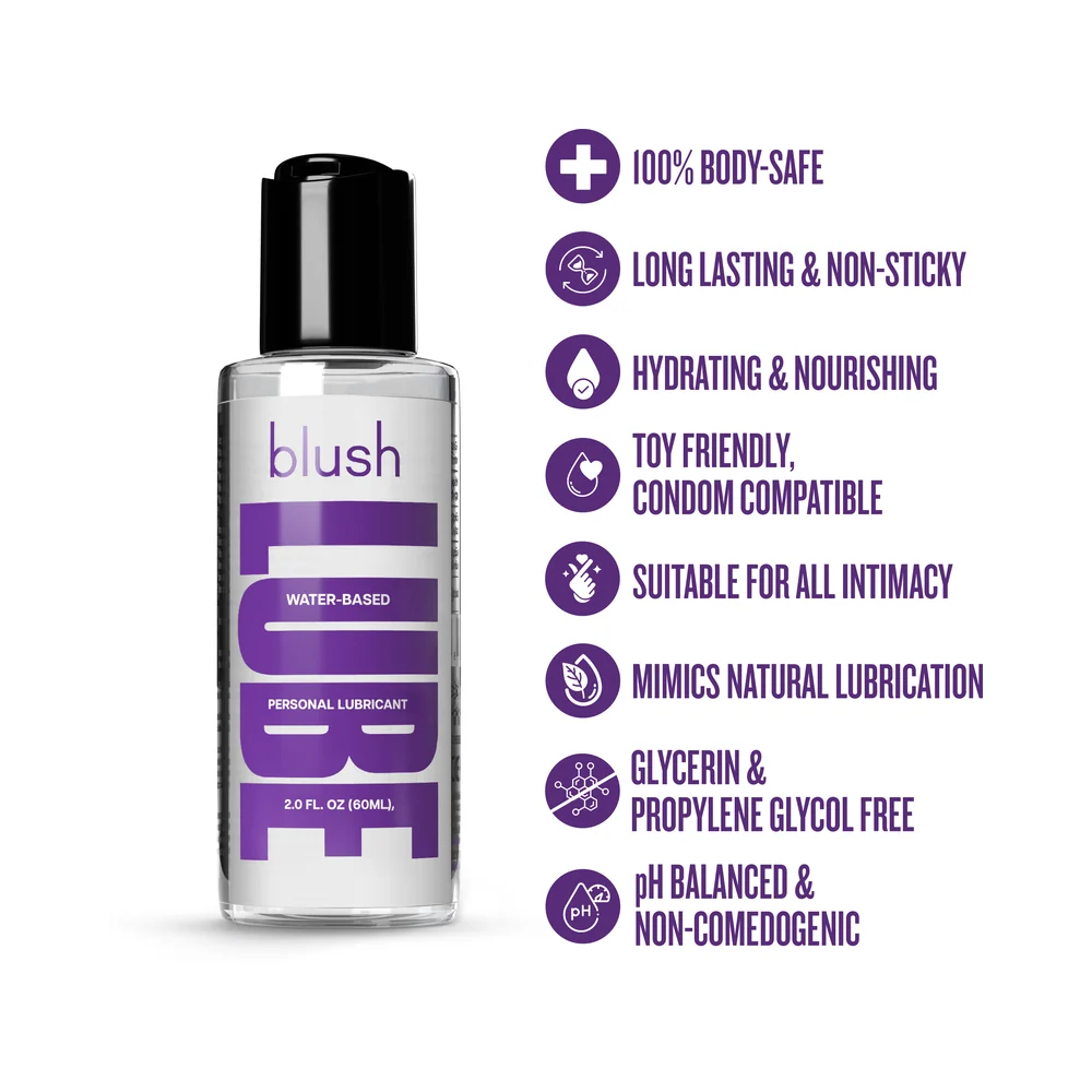 Blush Lube Water-Based 2 oz. - Image 13