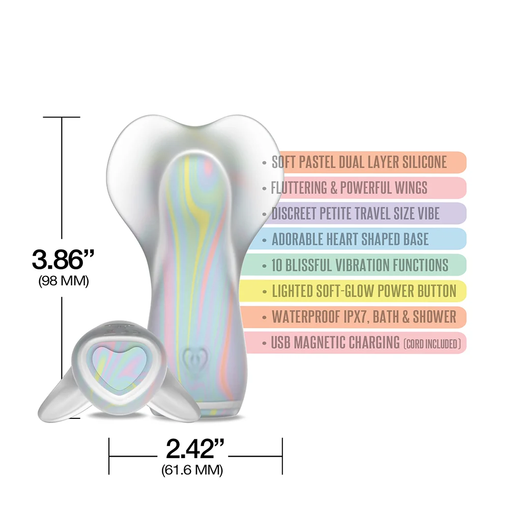 WINX Fancy Flutter Squishy Silicone Vibrator - Image 8