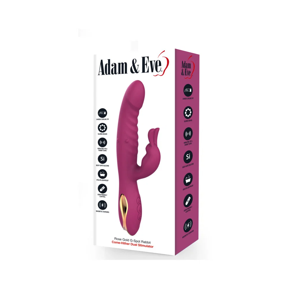 Adam & Eve Rose Gold G-Spot Rabbit - Image 11