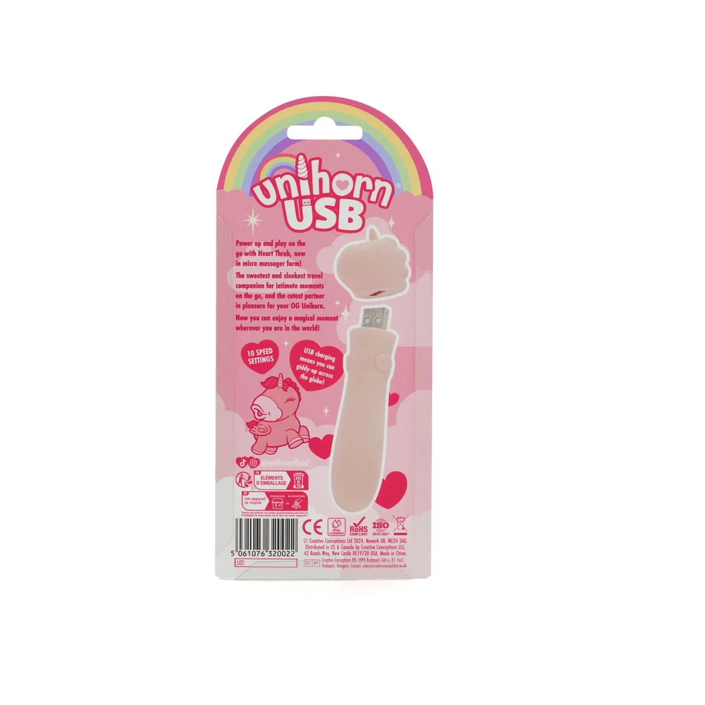 Unihorn USB Bullet Heart Throb Pink/Peach - Image 5