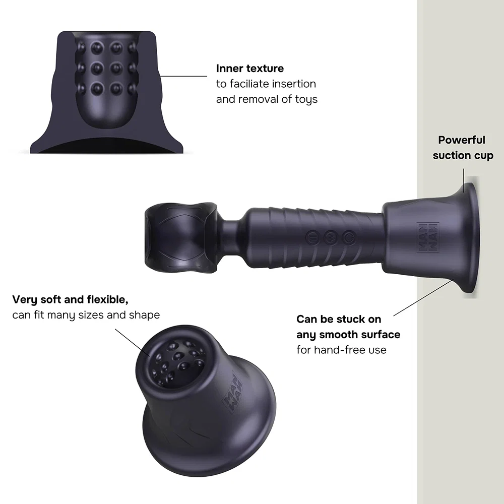 MAN WAN Holden Universal Wand Holder Black Plum - Image 7