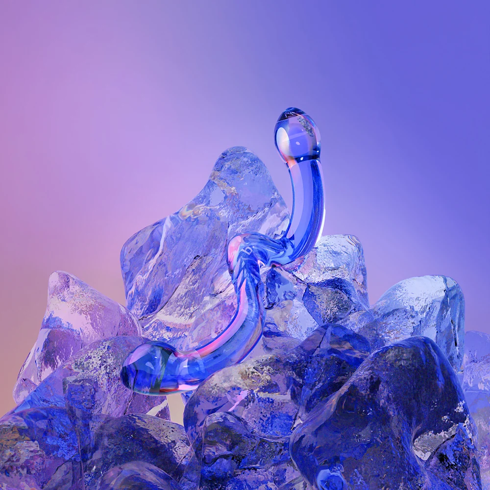 Biird x Wicul OhWii Double-Ended Glass Dildo for G-Spot & P-Spot - Image 12