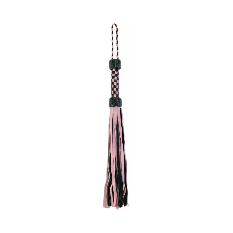 Short Suede Flogger Pink/Black - Image 3