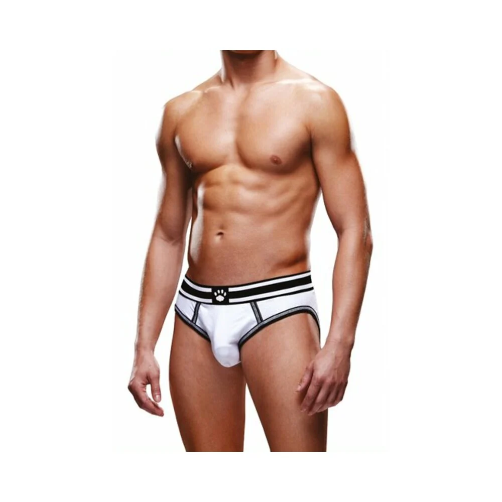 Prowler Open Brief White/Black XL - Image 5