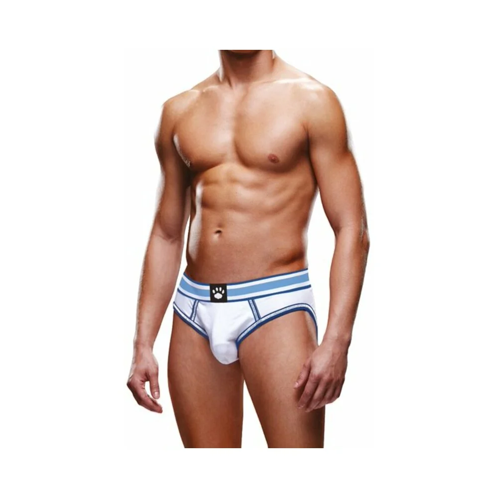 Prowler Open Brief White/Blue XL - Image 5