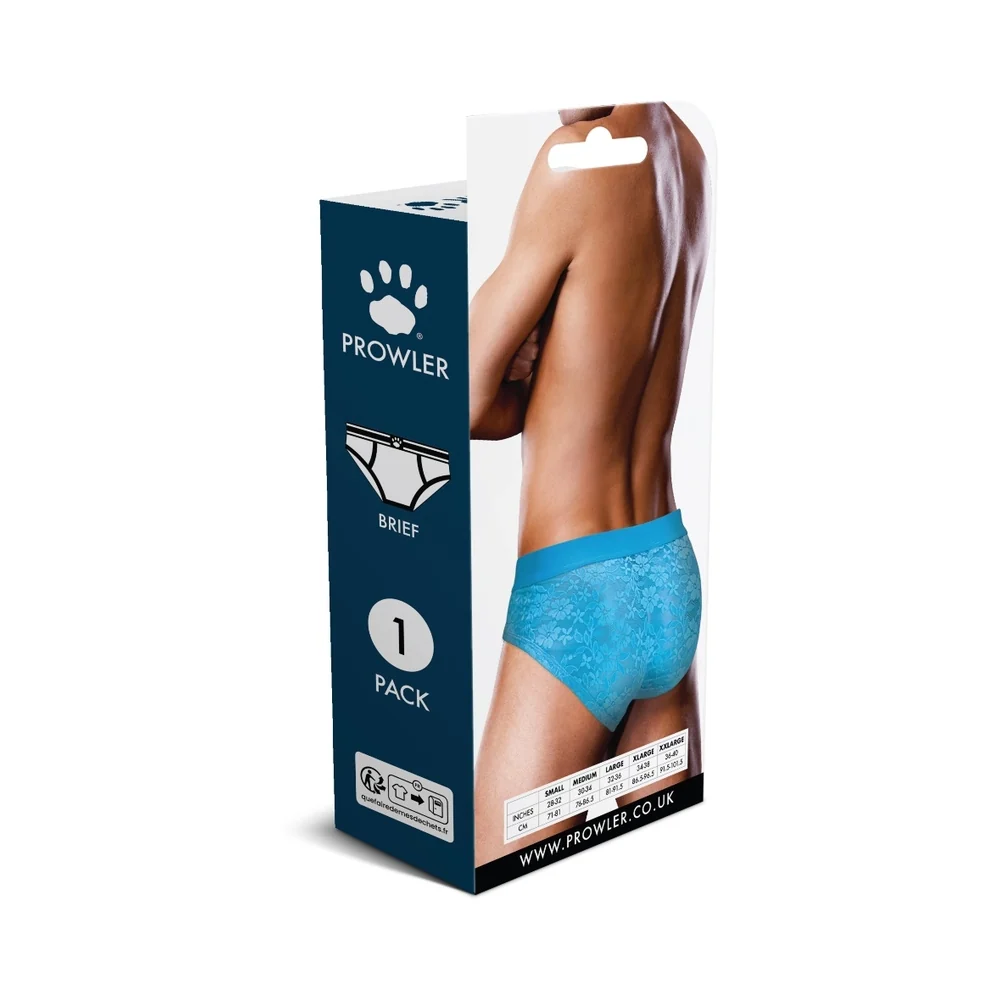 Prowler Lace Brief Neon Blue M - Image 7