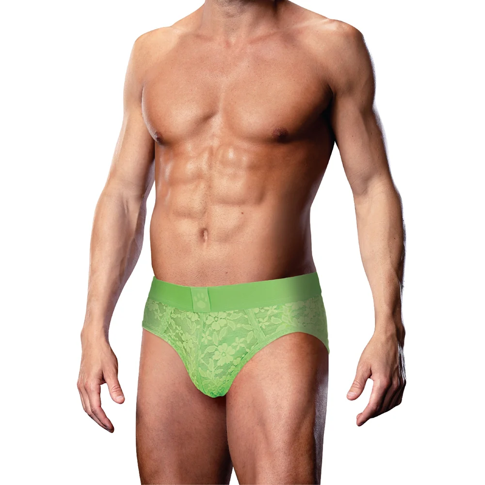 Prowler Lace Brief Neon Green S - Image 5