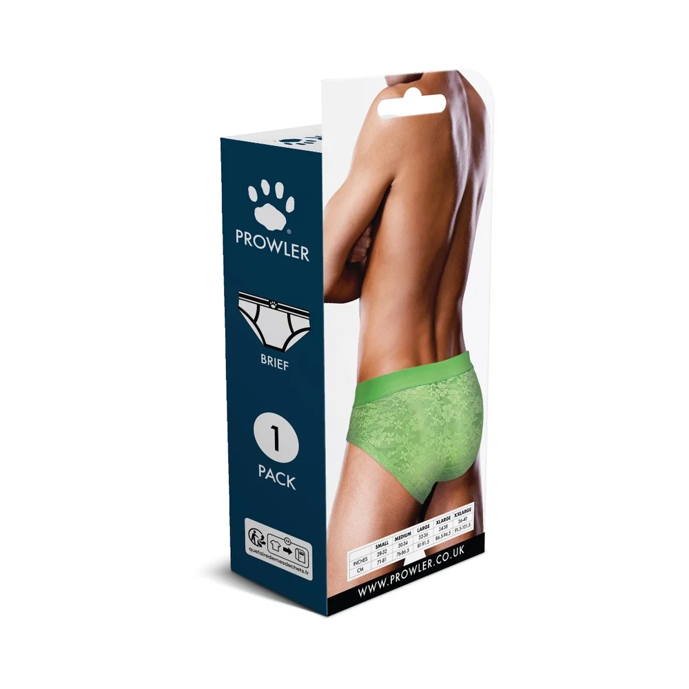 Prowler Lace Brief Neon Green S - Image 7