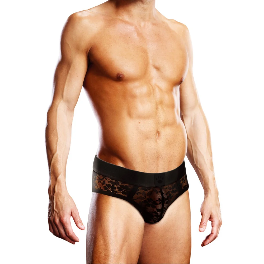 Prowler Lace Brief Black Black L - Image 5
