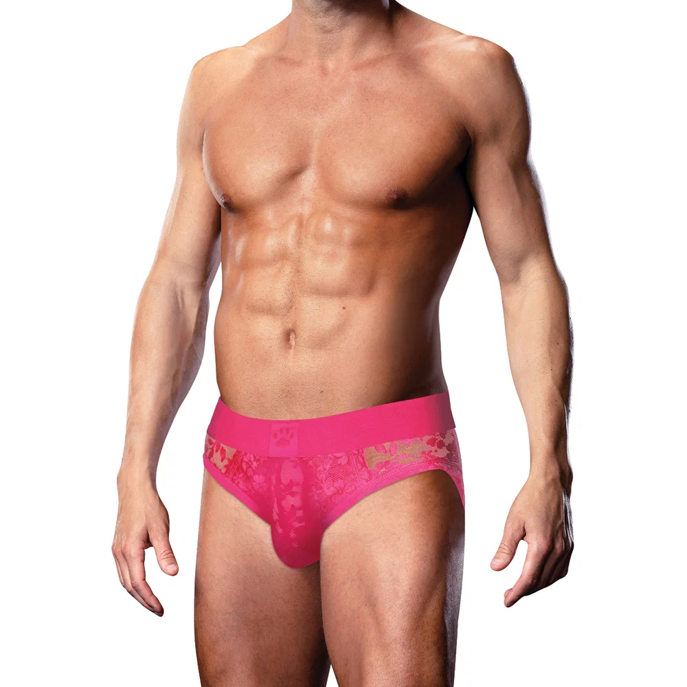 Prowler Lace Brief Pink S - Image 5