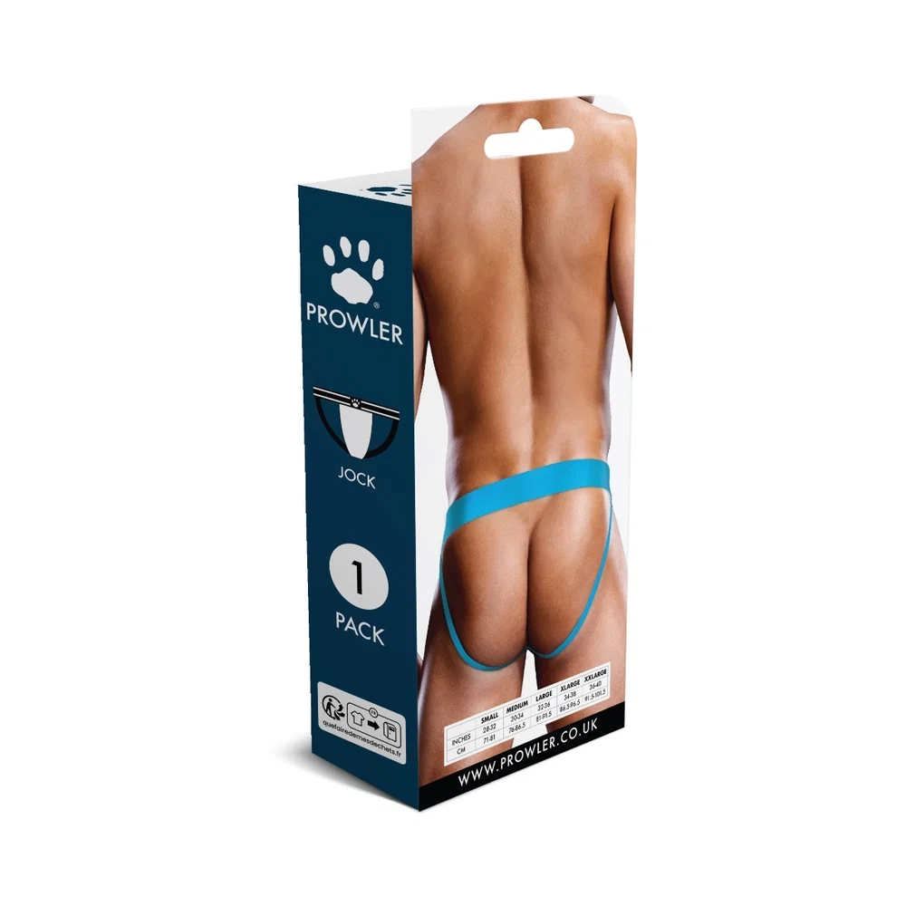 Prowler Lace Jock Strap Neon Blue 2XL - Image 7