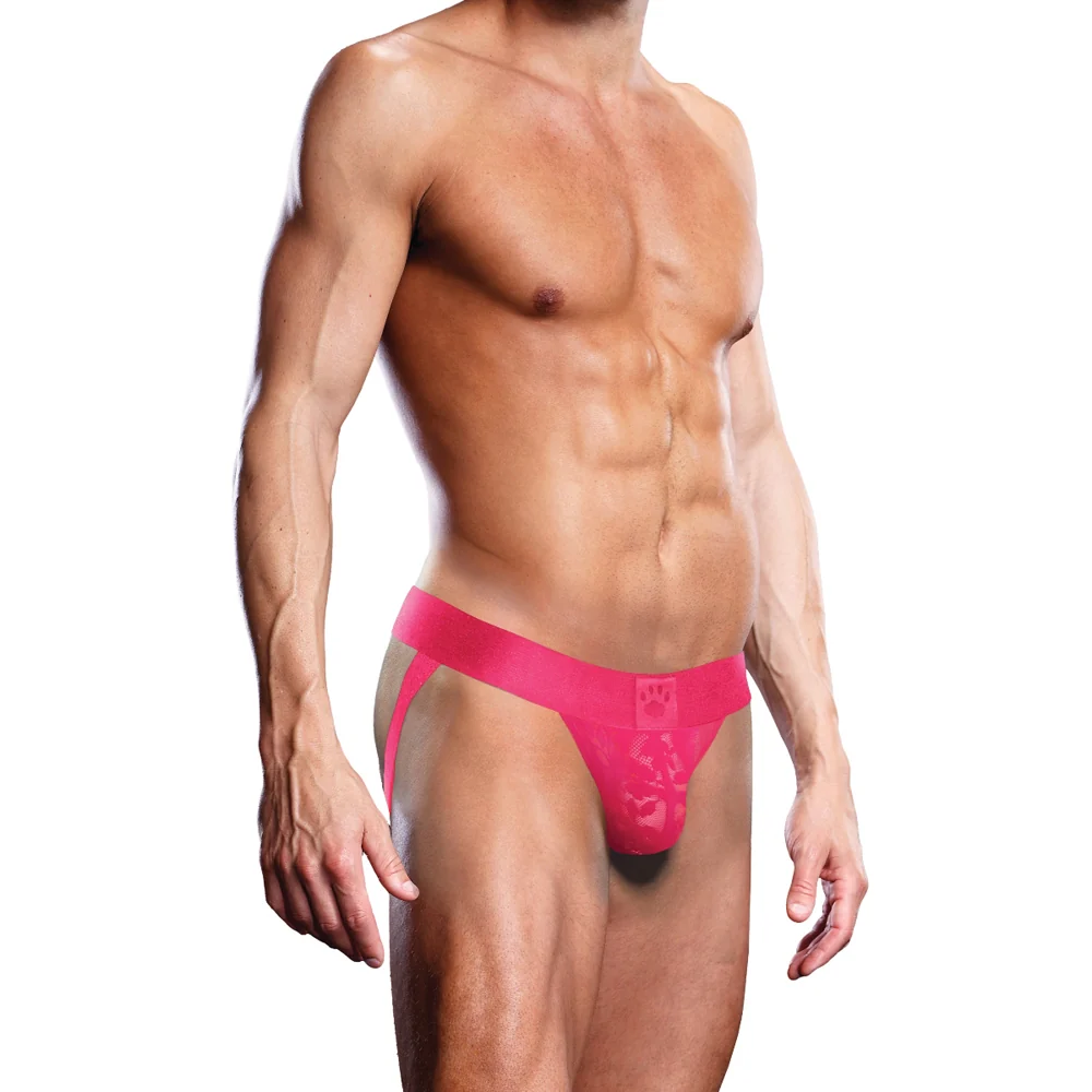 Prowler Lace Jock Strap Pink M - Image 5