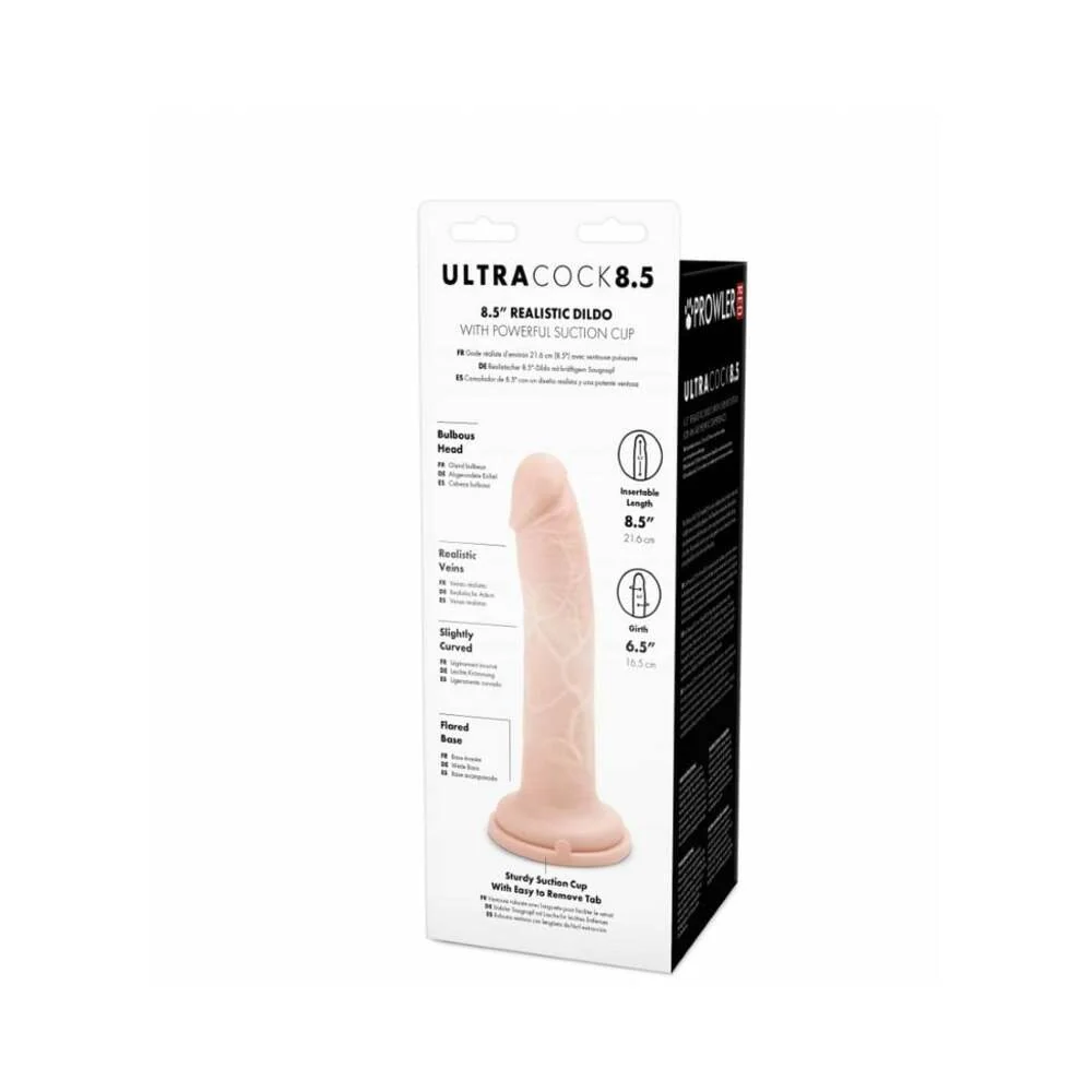 Prowler RED Ultra Cock 8.5 in. Realistic Dildo Vanilla - Image 9