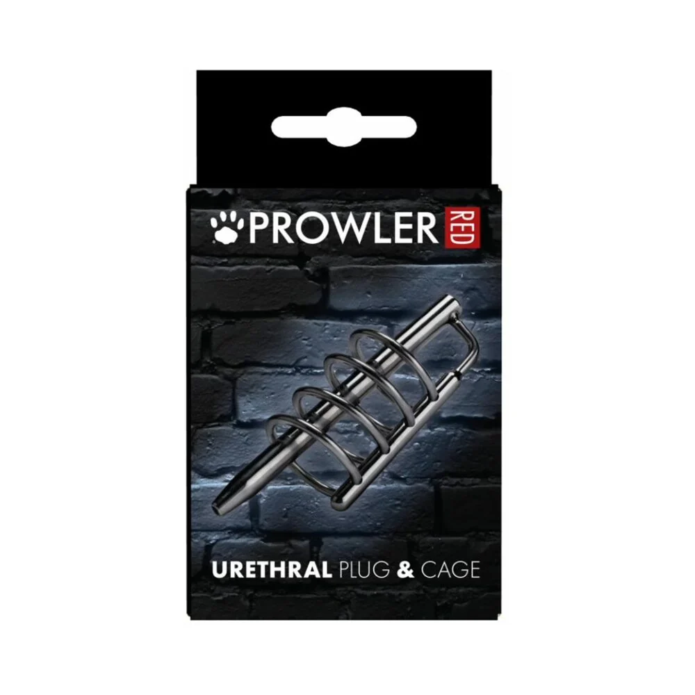 Prowler RED Urethral Plug & Cage Stainless Steel - Image 6